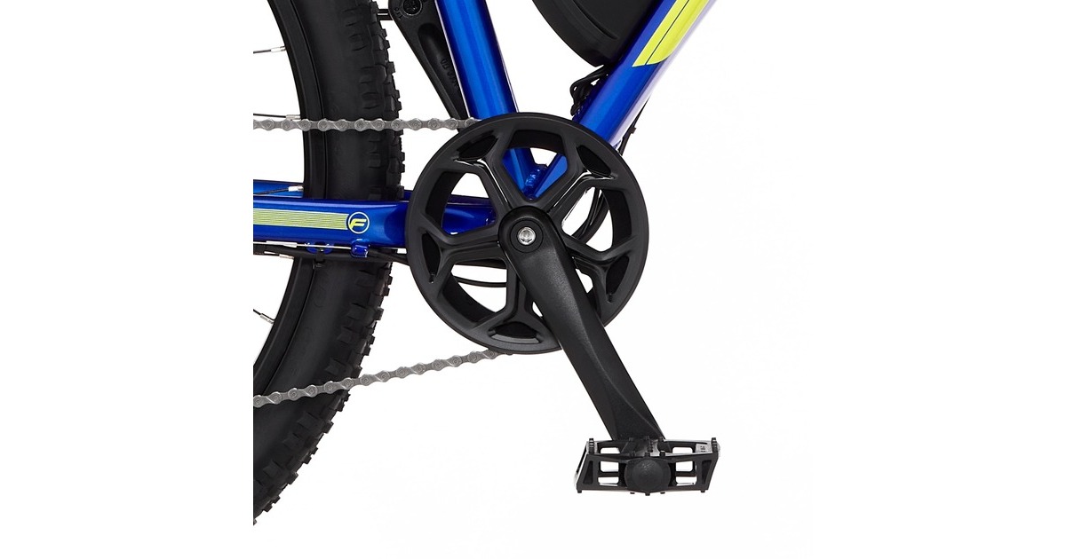 FISCHER Fahrrad Montis 2.1 Junior, Pedelec(blau (glänzend)/gelb, 38 cm Rahmen, 27,5