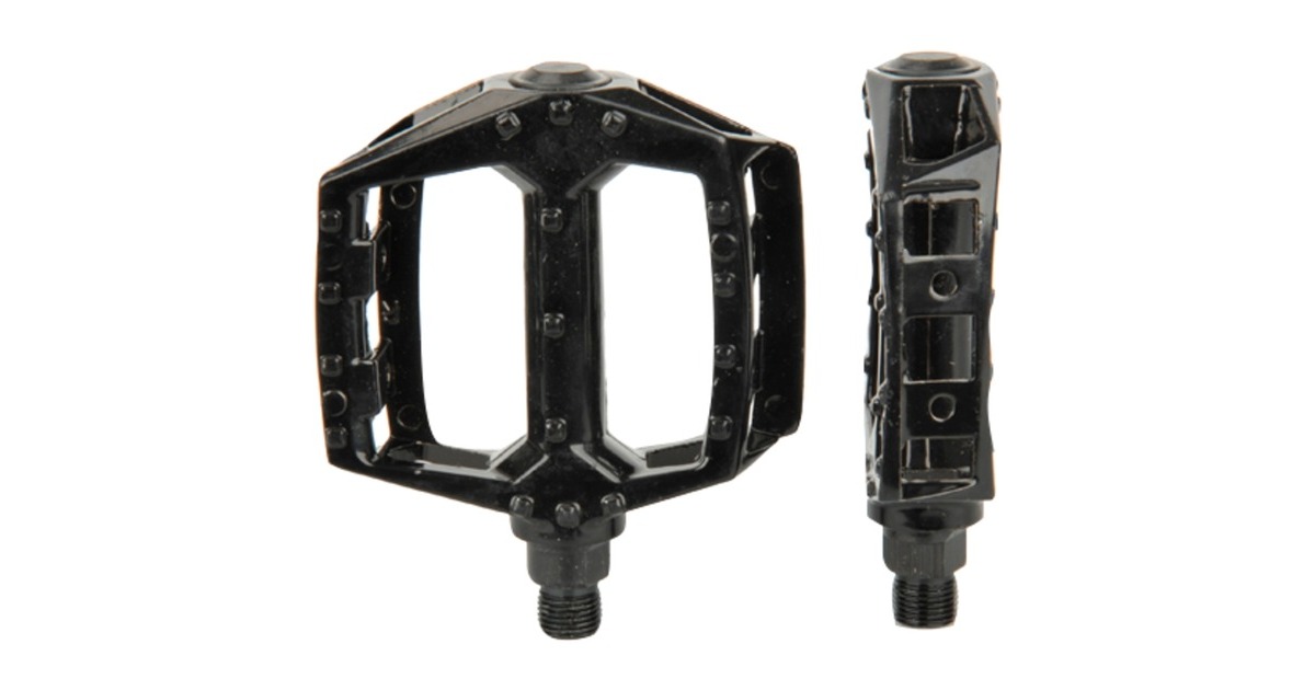 FISCHER Fahrrad Pedale MTB/BMX Alu Pins, Fahrradpedal