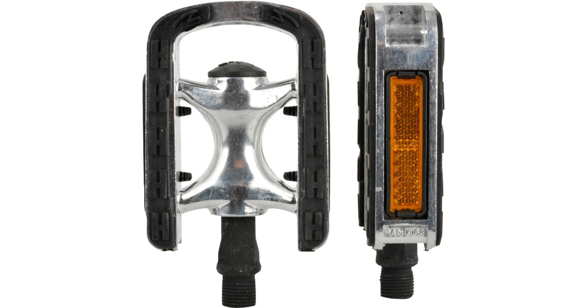 FISCHER Fahrrad Pedale Tour Alu Antirutsch, Fahrradpedal