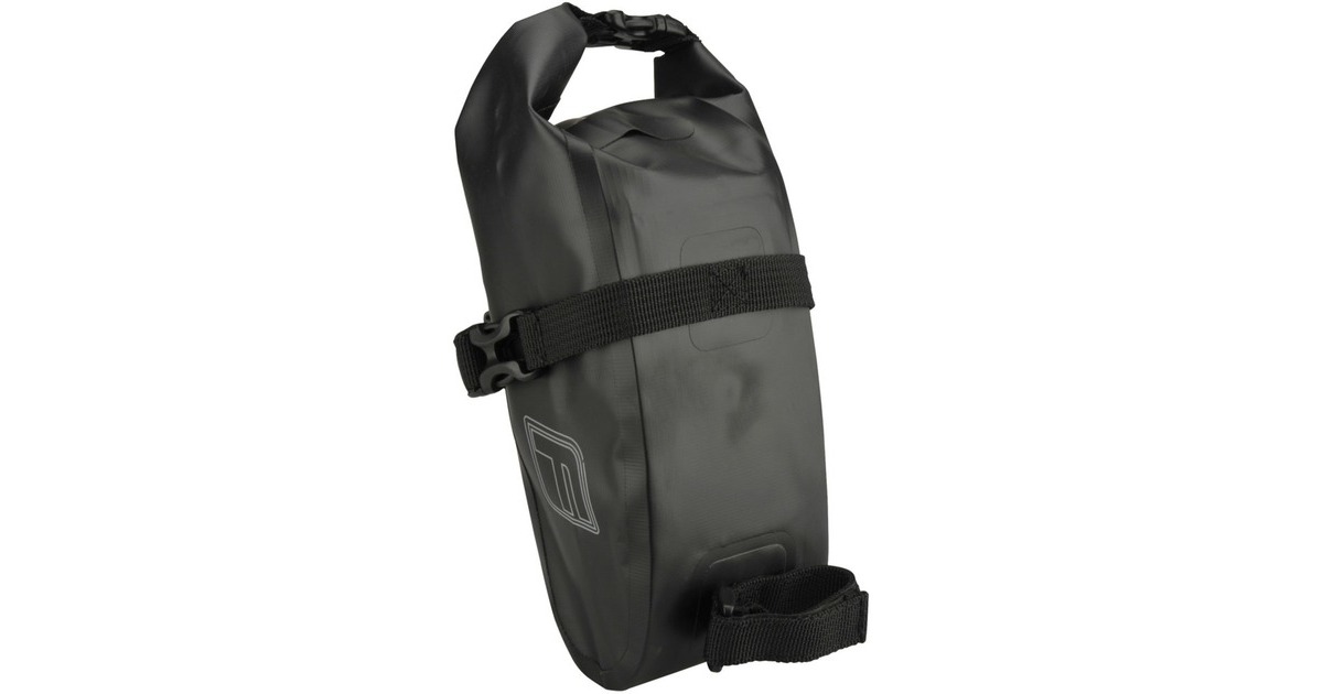 FISCHER Fahrrad Satteltasche, Fahrradkorb/-tasche(schwarz,Wasserdicht M)