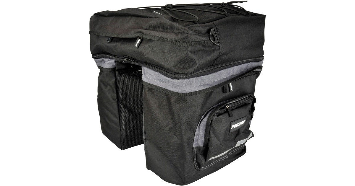 FISCHER Fahrrad Tasche Gepäckträger 3fach, Fahrradkorb/-tasche