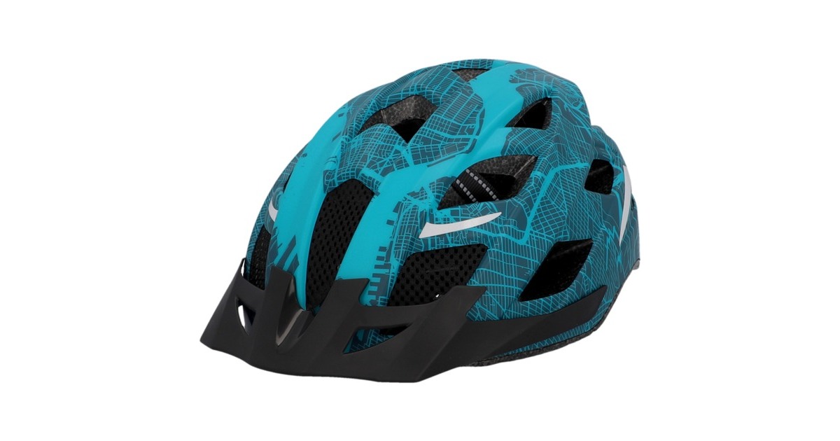 FISCHER Fahrrad Urban Plus New York, Helm(türkis, S/M)