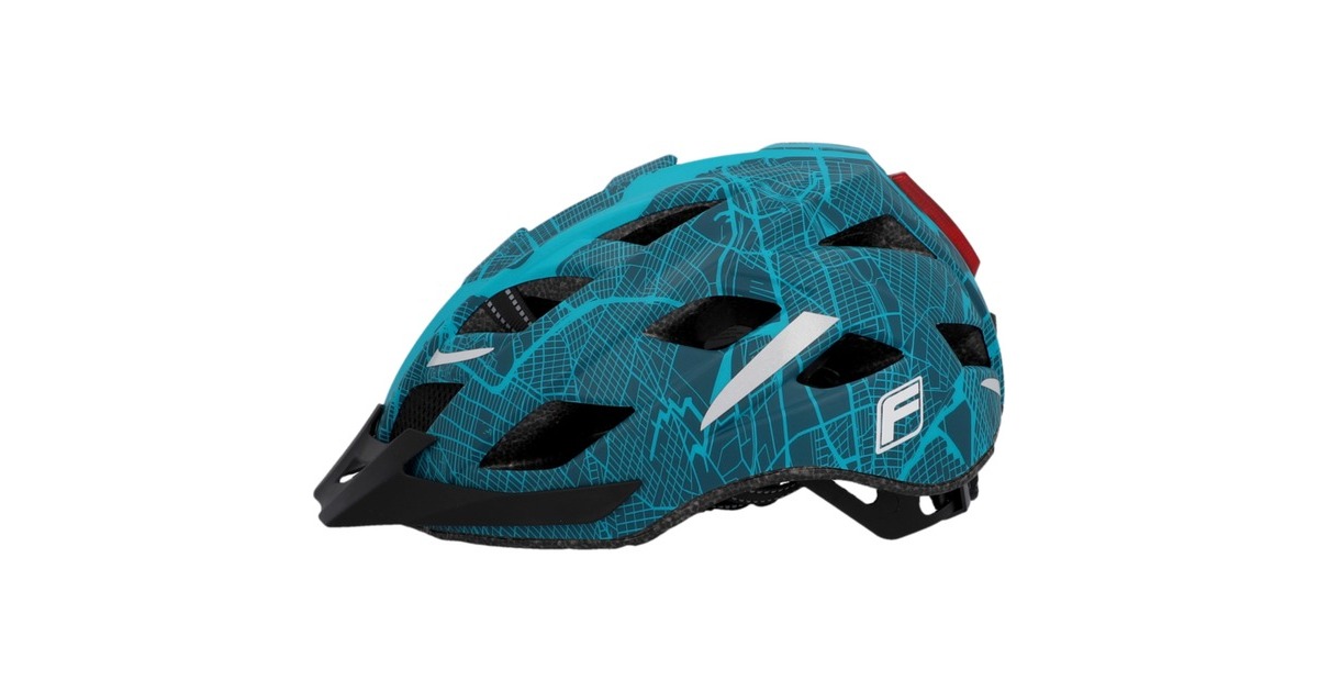 FISCHER Fahrrad Urban Plus New York, Helm(türkis, S/M)