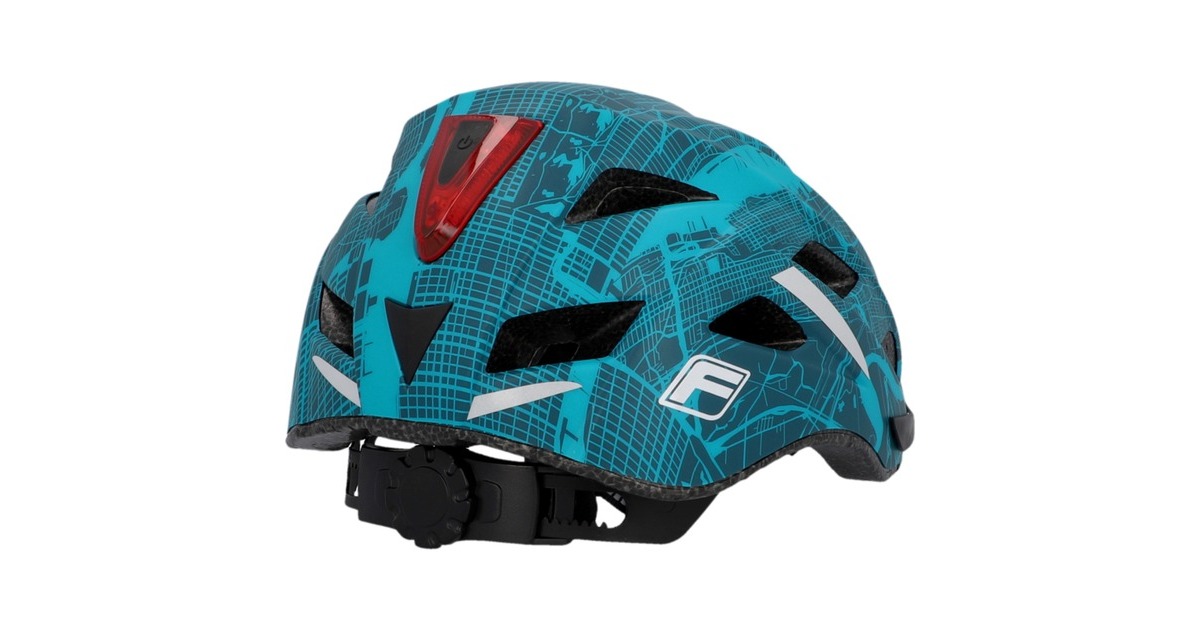 FISCHER Fahrrad Urban Plus New York, Helm(türkis, S/M)