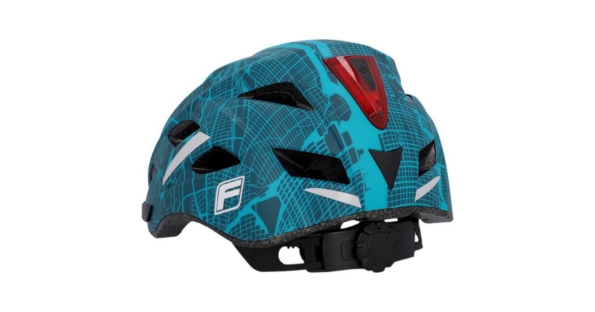 FISCHER Fahrrad Urban Plus New York, Helm(türkis, S/M)