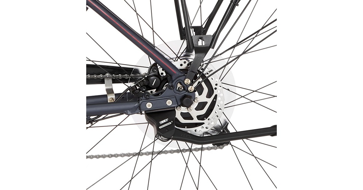 FISCHER Fahrrad Viator 1.0 Damen, Pedelec(anthrazit, 44 cm Rahmen, 28