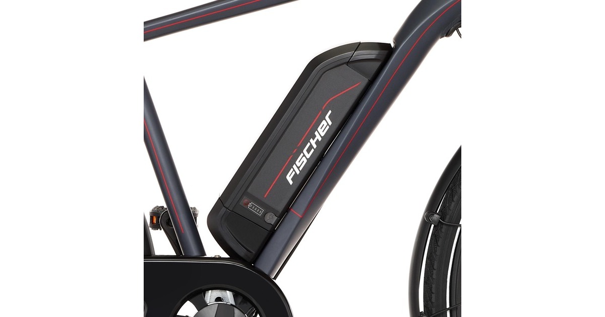 FISCHER Fahrrad Viator 1.0 Herren, Pedelec(anthrazit, 50 cm Rahmen, 28