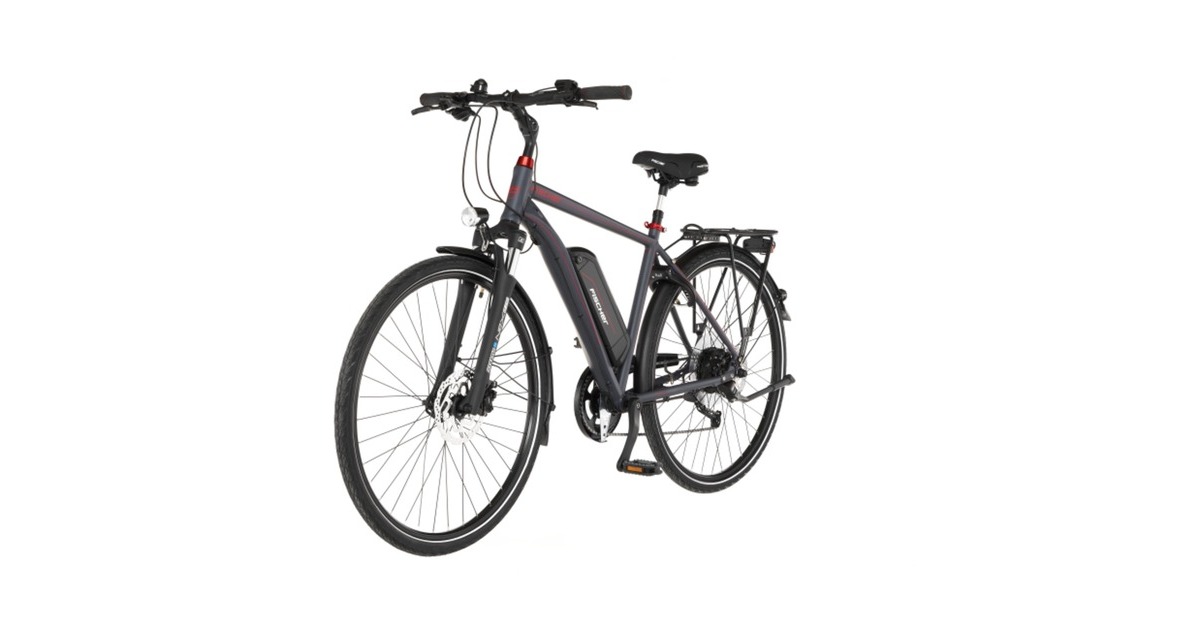 FISCHER Fahrrad Viator 1.0, Pedelec(anthrazit, 28