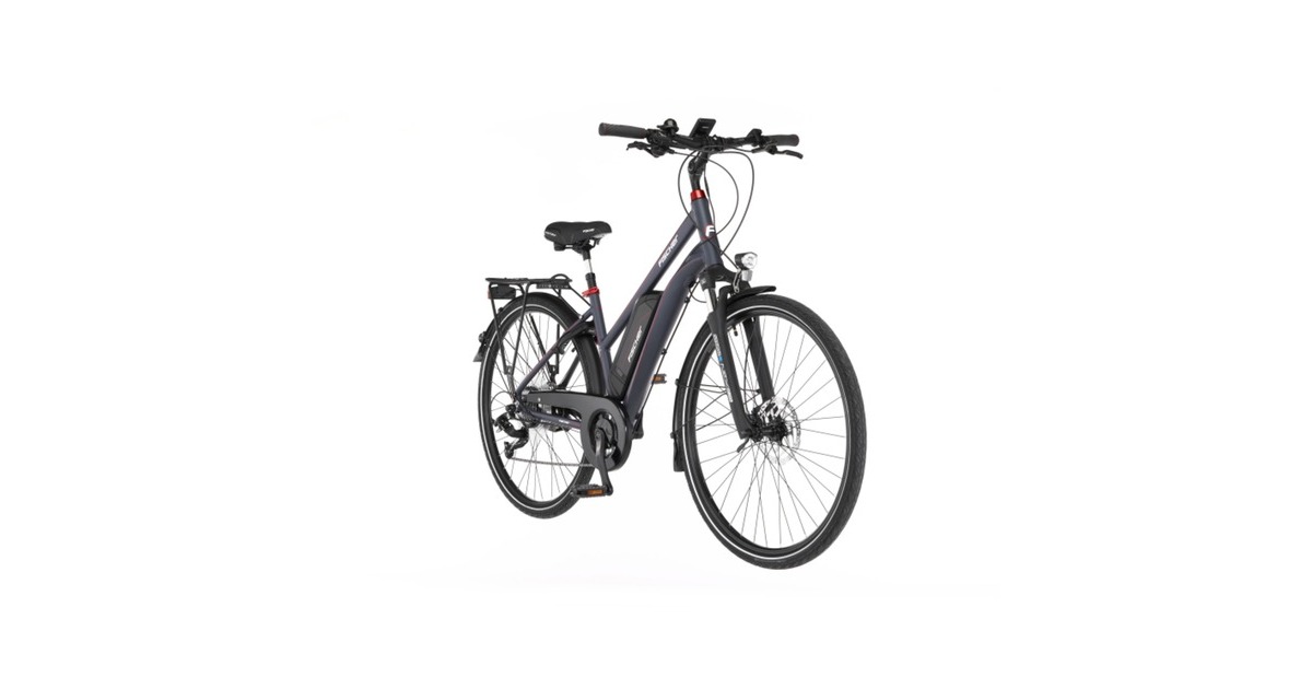 FISCHER Fahrrad Viator 2.0 Damen, Pedelec(anthrazit, 282, 44 cm Rahem)
