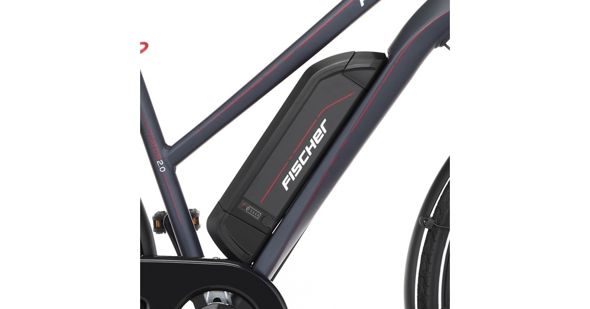 FISCHER Fahrrad Viator 2.0 Damen, Pedelec(anthrazit, 282, 44 cm Rahem)