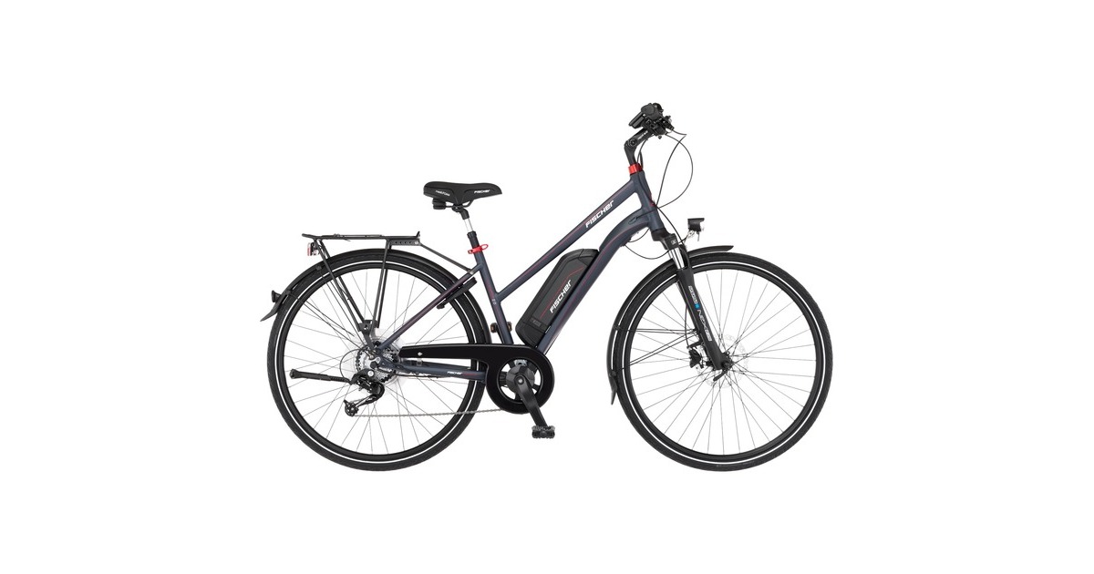 FISCHER Fahrrad Viator 2.0 Damen, Pedelec(anthrazit, 44 cm Rahmen, 28") FISCHER Fahrrad Viator 2.0 Damen, Pedelec(anthrazit, 44 cm Rahmen, 28")
