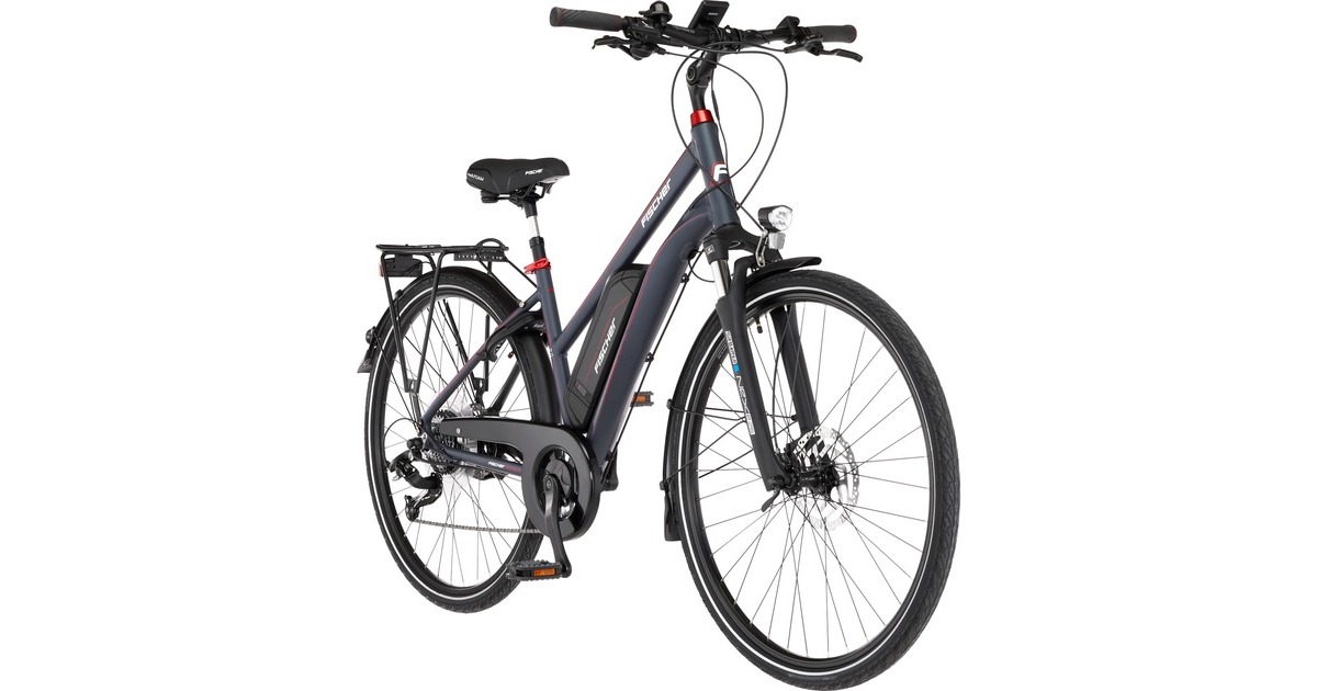 FISCHER Fahrrad Viator 2.0 Damen, Pedelec(anthrazit, 44 cm Rahmen, 28