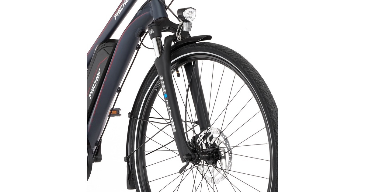 FISCHER Fahrrad Viator 2.0 Damen, Pedelec(anthrazit, 44 cm Rahmen, 28