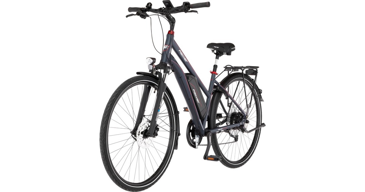 FISCHER Fahrrad Viator 2.0 Damen, Pedelec(anthrazit, 44 cm Rahmen, 28