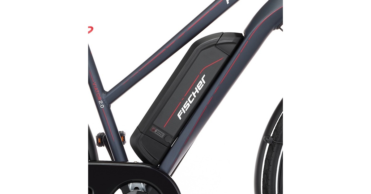 FISCHER Fahrrad Viator 2.0 Damen, Pedelec(anthrazit, 44 cm Rahmen, 28
