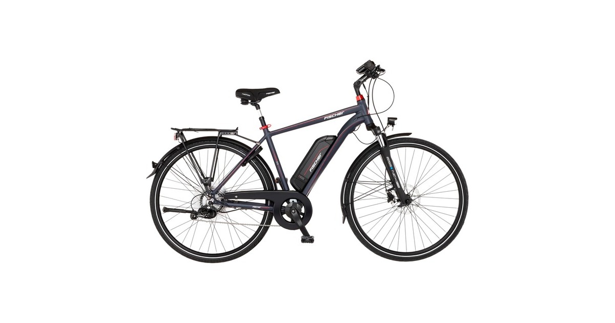 FISCHER Fahrrad Viator 2.0 Herren, Pedelec(anthrazit, 44 cm Rahmen, 28
