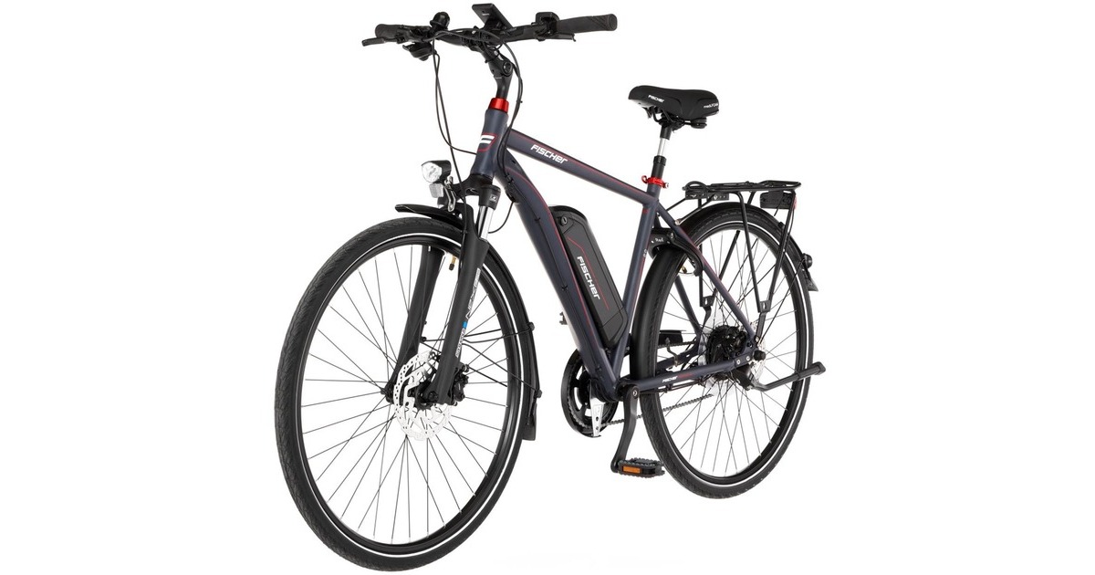 FISCHER Fahrrad Viator 2.0 Herren, Pedelec(anthrazit, 44 cm Rahmen, 28