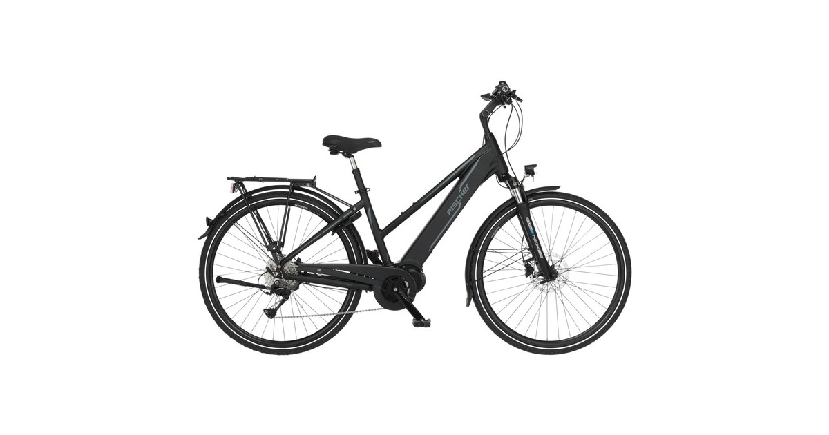 FISCHER Fahrrad Viator 4.1i Damen, Pedelec(schwarz (matt), 44 cm Rahmen, 28") FISCHER Fahrrad Viator 4.1i Damen, Pedelec(schwarz (matt), 44 cm Rahmen, 28")