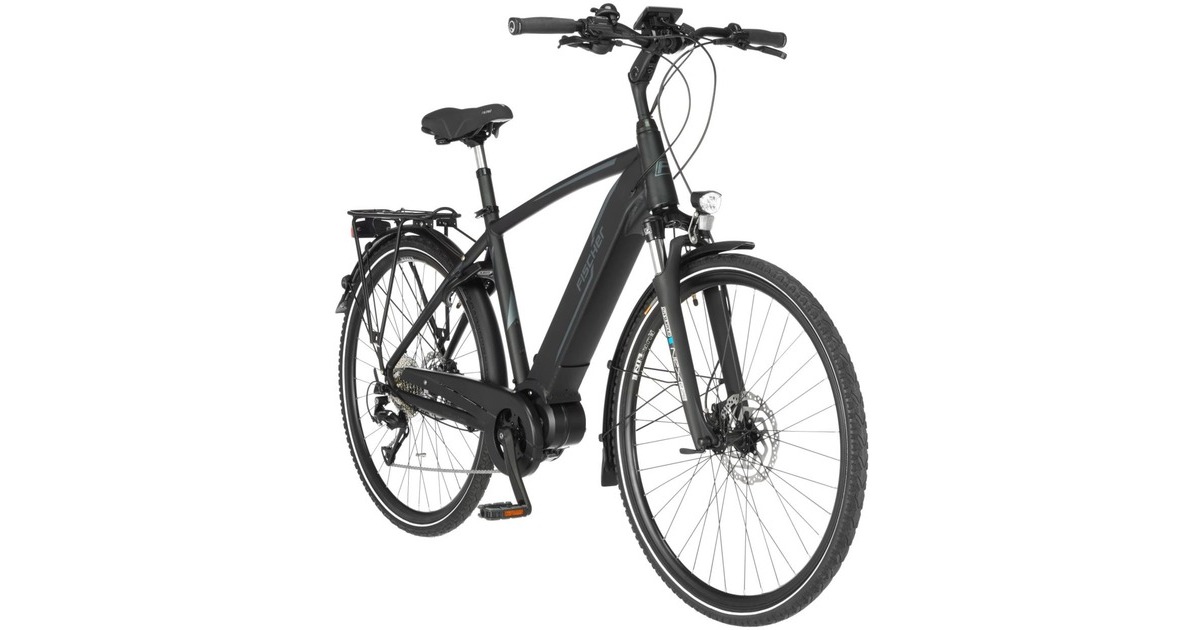 FISCHER Fahrrad Viator 4.1i Herren, Pedelec(schwarz (matt), 50 cm Rahmen, 28