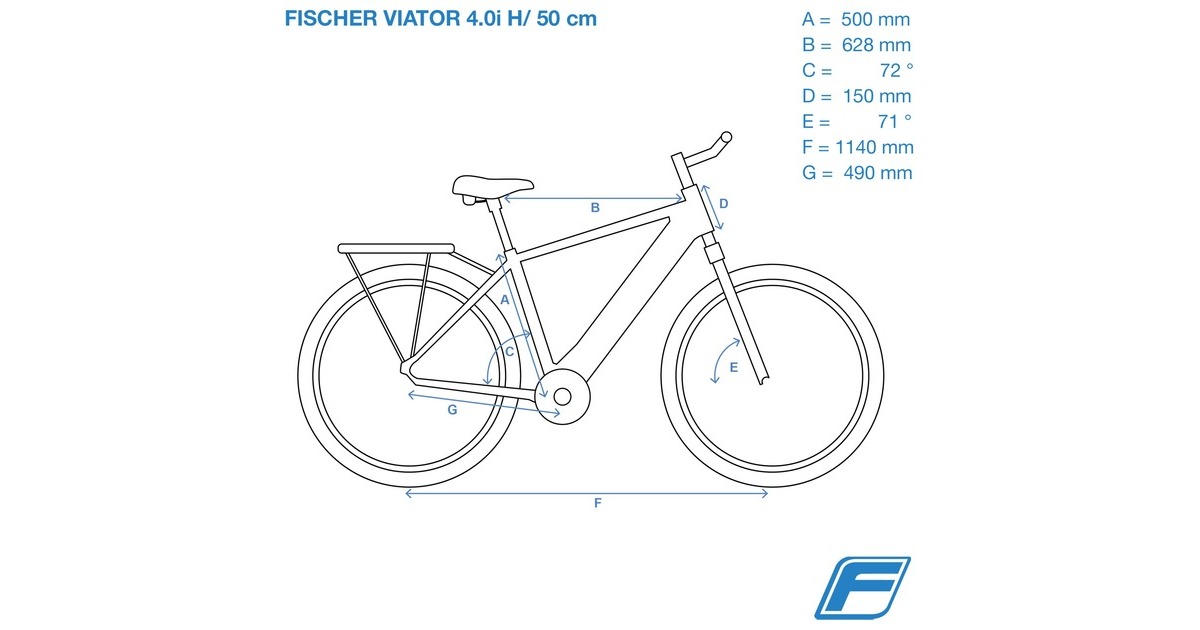 FISCHER Fahrrad Viator 4.1i Herren, Pedelec(schwarz (matt), 50 cm Rahmen, 28