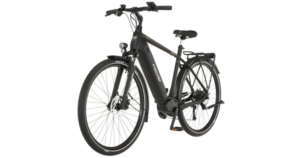 FISCHER Fahrrad Viator 4.2i Herren, Pedelec(schwarz, 28cm, 55 cm Rahmen)