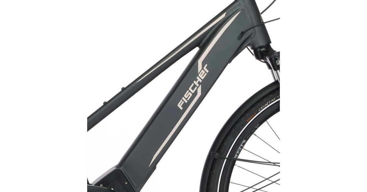 FISCHER Fahrrad Viator 5.0i Damen, Pedelec(grau, 44 cm Rahmen, 28