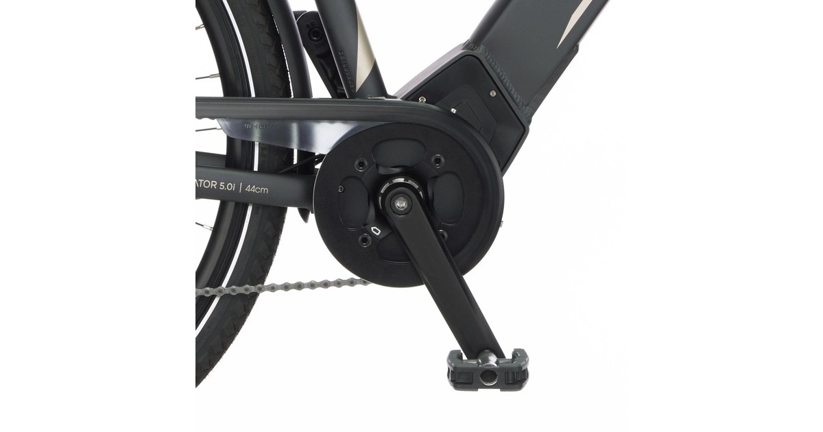 FISCHER Fahrrad Viator 5.0i Damen, Pedelec(grau, 44 cm Rahmen, 28