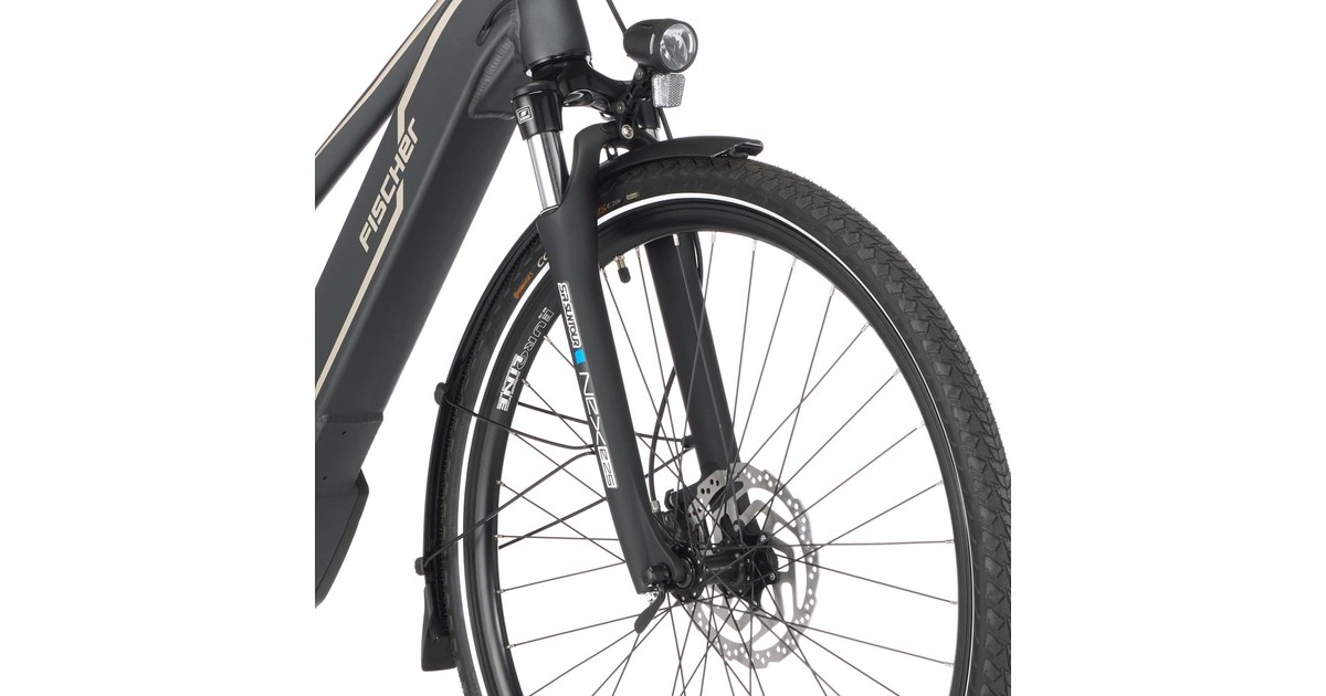 FISCHER Fahrrad Viator 5.0i Damen, Pedelec(grau, 44 cm Rahmen, 28