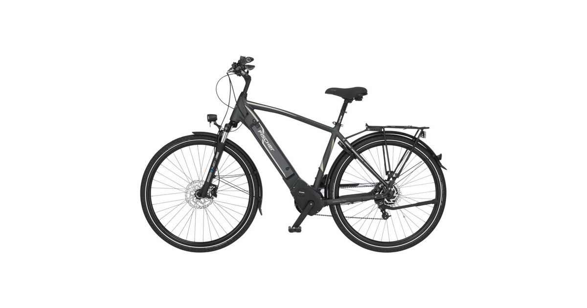 FISCHER Fahrrad Viator 5.0i Herren, Pedelec(grau, 50 cm Rahmen, 28
