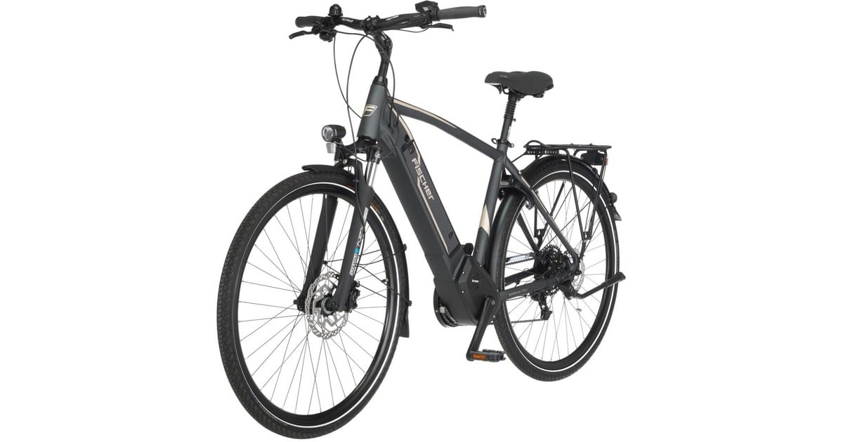 FISCHER Fahrrad Viator 5.0i Herren, Pedelec(grau, 55 cm Rahmen, 28