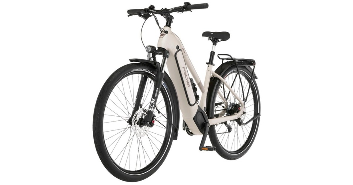 FISCHER Fahrrad Viator 7.0i, Pedelec(hellgrau, 28