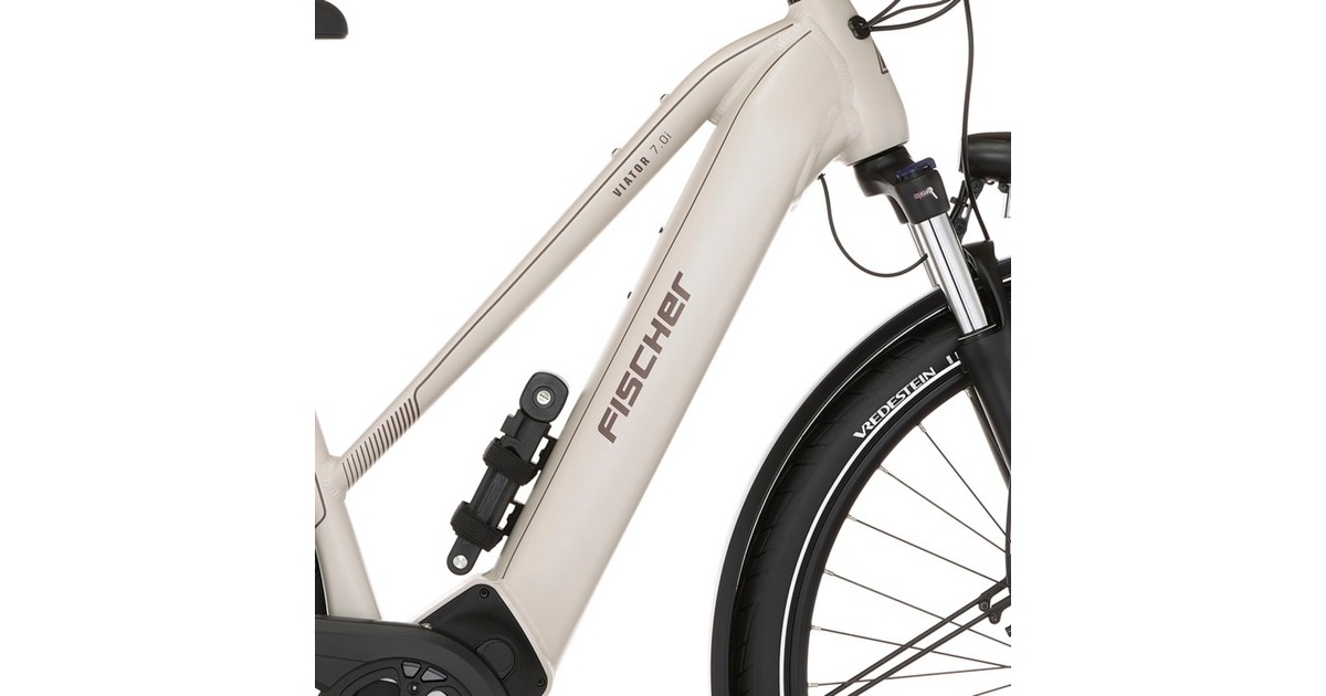 FISCHER Fahrrad Viator 7.0i, Pedelec(hellgrau, 28