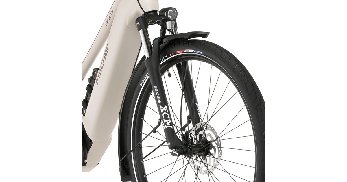 FISCHER Fahrrad Viator 7.0i, Pedelec(hellgrau, 28