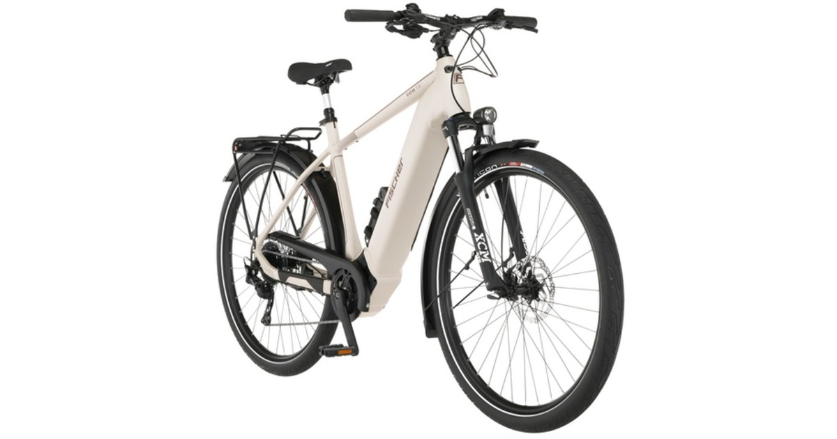 FISCHER Fahrrad Viator 7.0i, Pedelec(hellgrau, 28