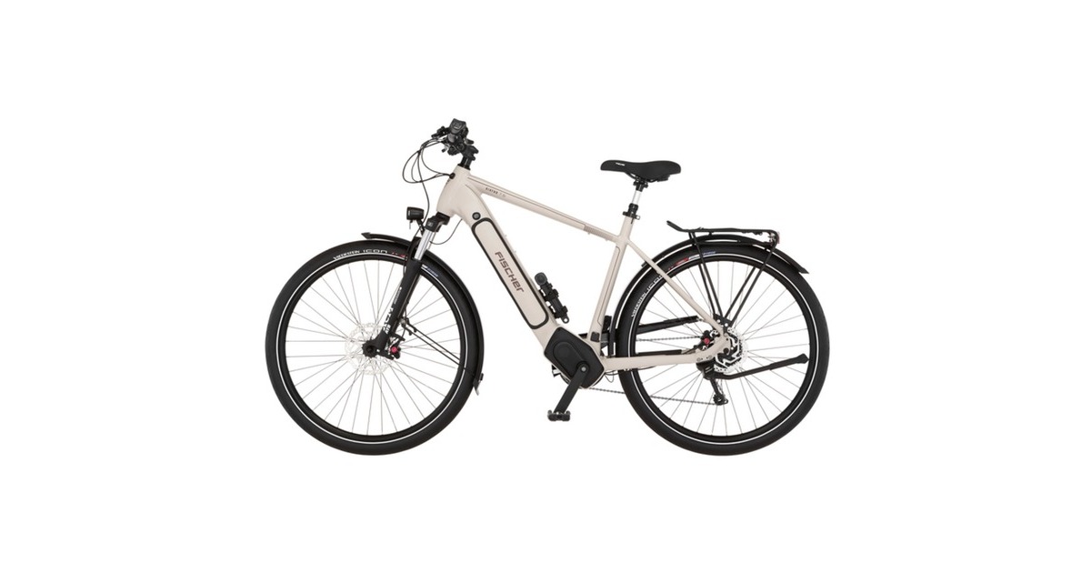 FISCHER Fahrrad Viator 7.0i, Pedelec(hellgrau, 28