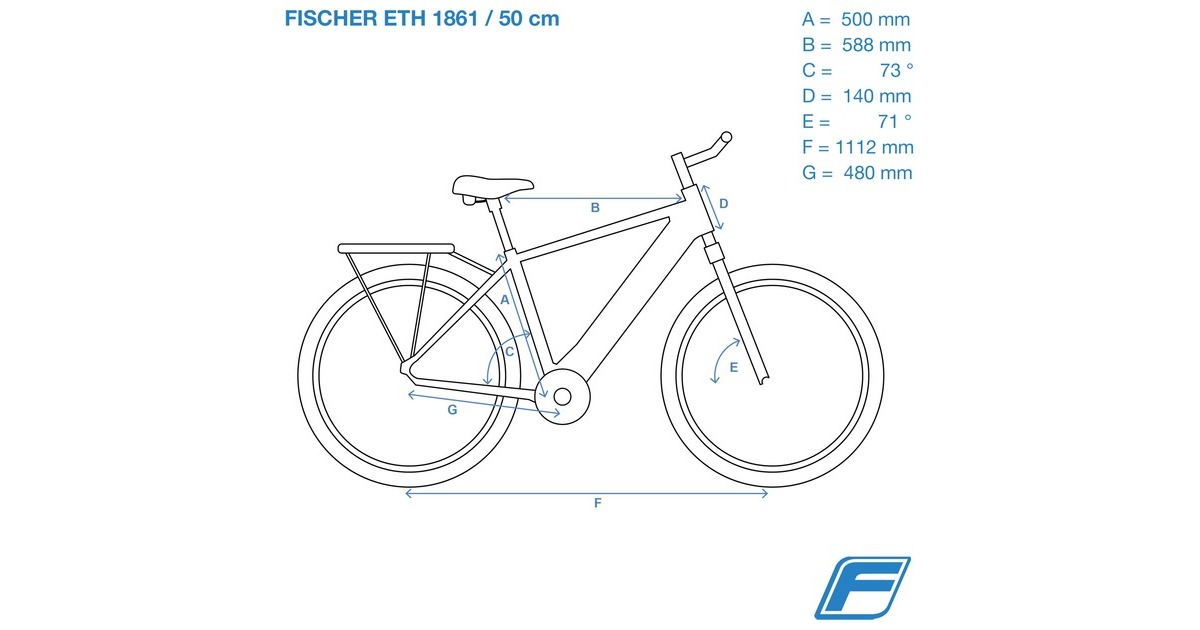 FISCHER Fahrrad Viator ETH 1861, Pedelec(schwarz (matt), 50 cm Rahmen, 28
