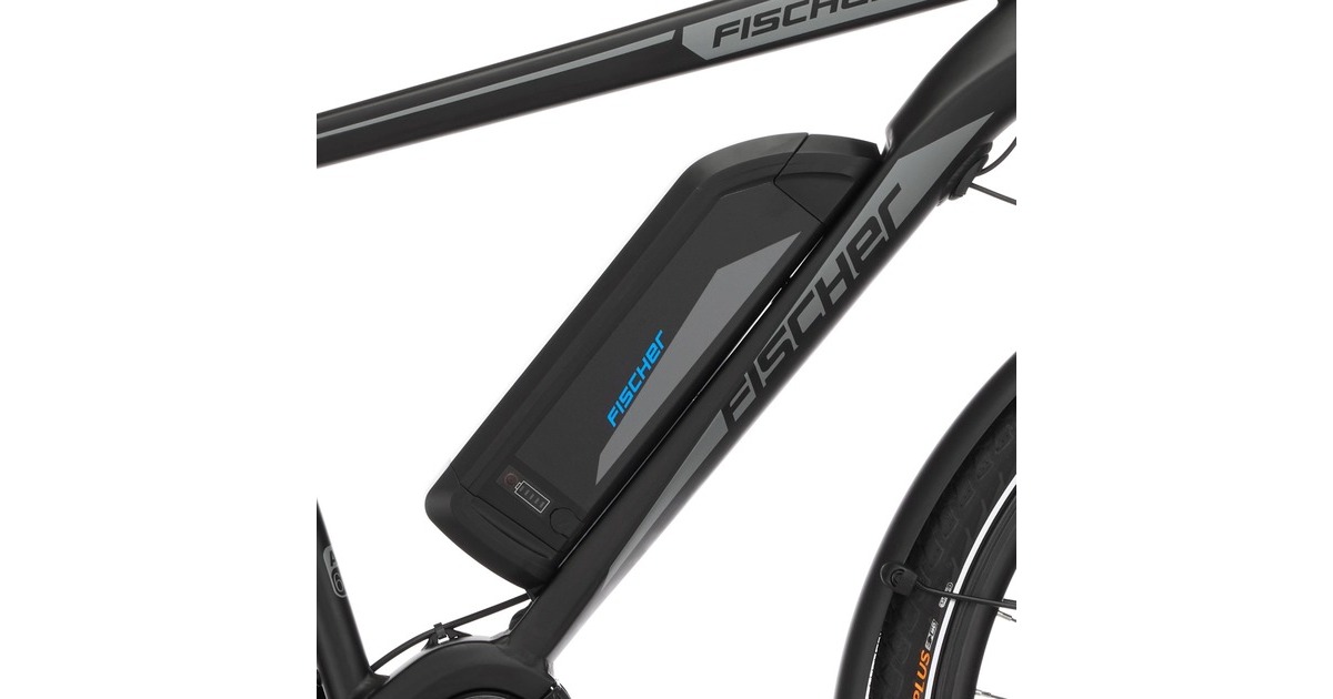 FISCHER Fahrrad Viator ETH 1861, Pedelec(schwarz (matt), 50 cm Rahmen, 28