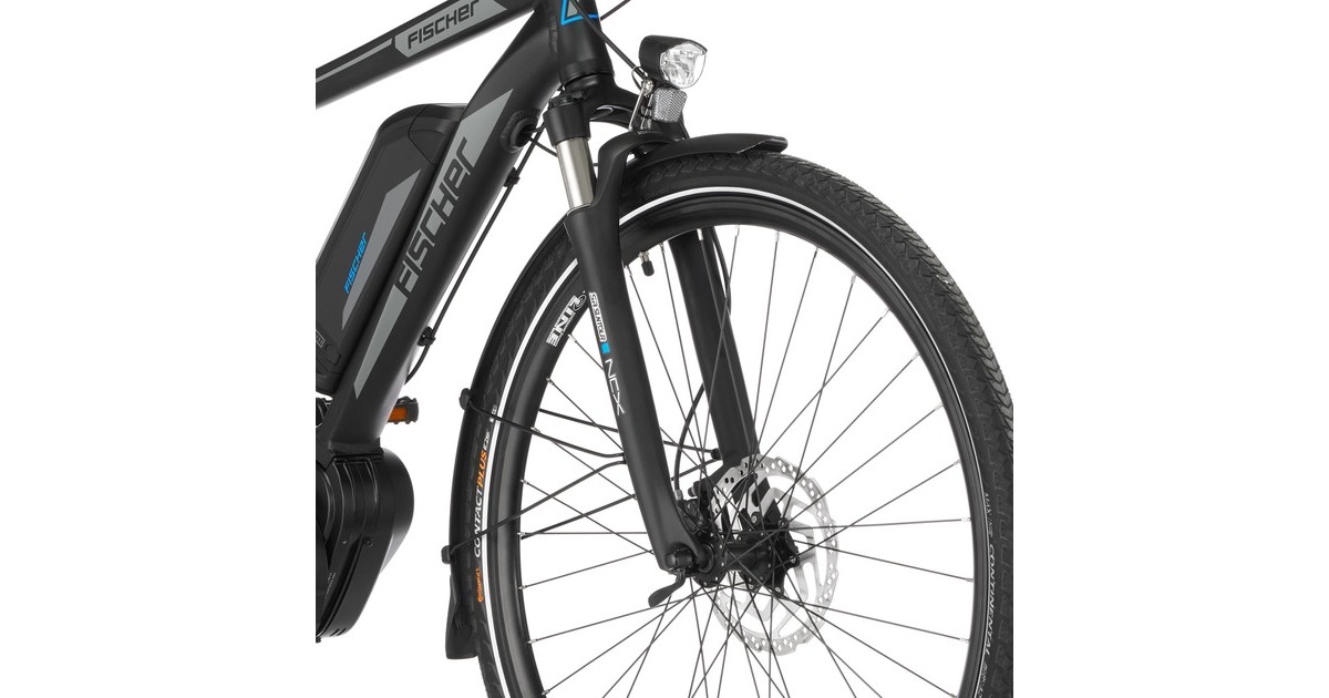 FISCHER Fahrrad Viator ETH 1861, Pedelec(schwarz (matt), 50 cm Rahmen, 28