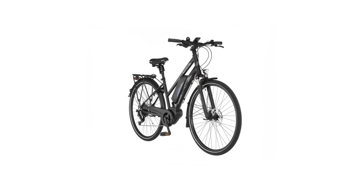 FISCHER Fahrrad Viator ETH 1861, Pedelec(schwarz (matt), 28