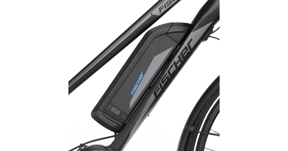 FISCHER Fahrrad Viator ETH 1861, Pedelec(schwarz (matt), 28
