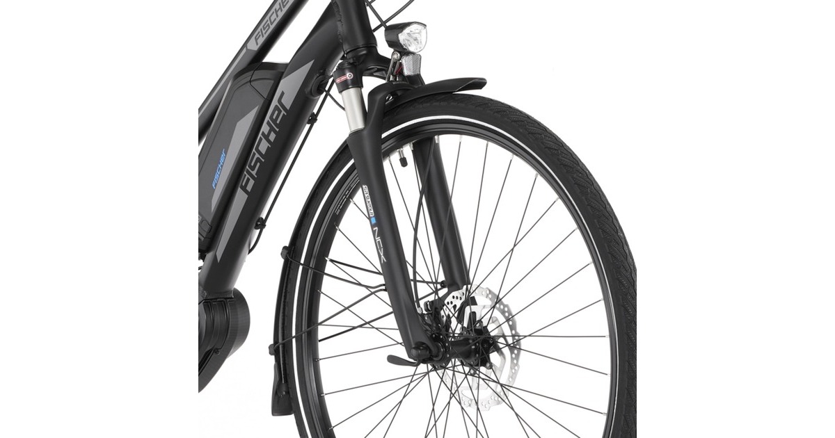 FISCHER Fahrrad Viator ETH 1861, Pedelec(schwarz (matt), 28
