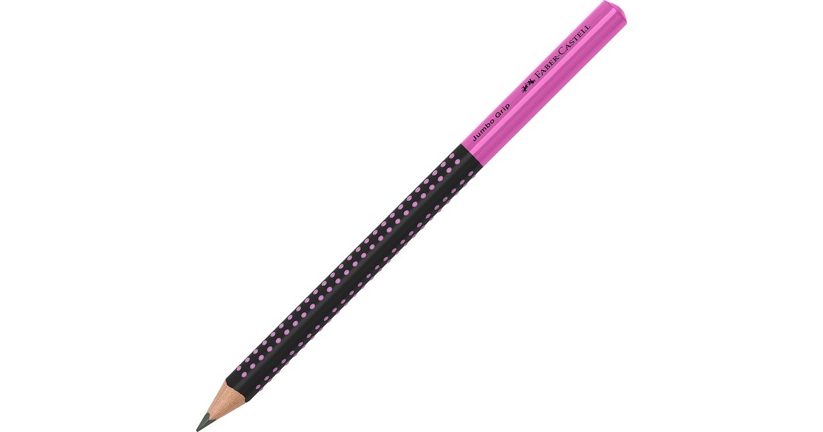 Faber-Castell Bleistift Jumbo Grip Two Tone(schwarz/pink)