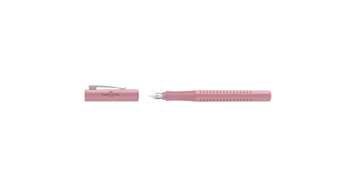 Faber-Castell Füller Grip 2010 M rose shadows, Füllfederhalter(rosa)