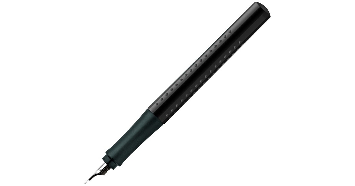 Faber-Castell Füller Grip 2010 M schwarz, Füllfederhalter(schwarz)