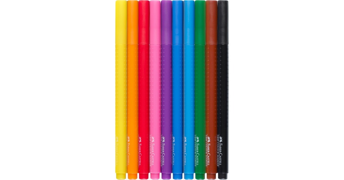 Faber-Castell Grip Filzstift Colour Marker 10er