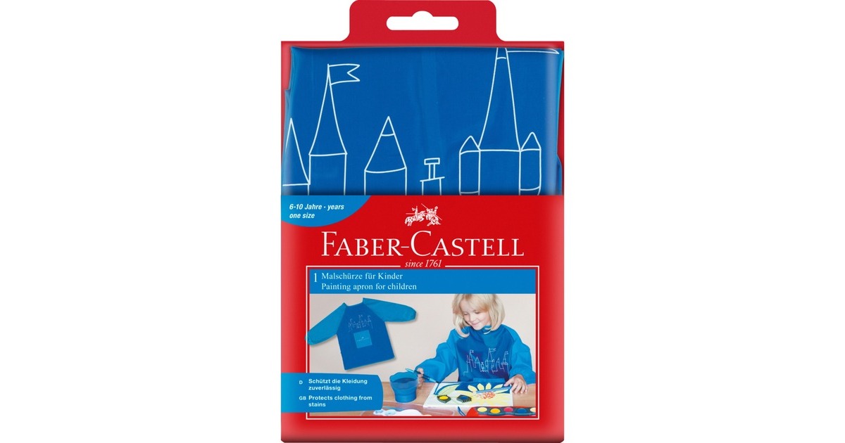 Faber-Castell Malschürze für Kinder(blau)