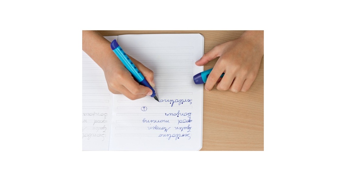 Faber-Castell Scribolino Schulfüller, Linkshänder, blau, Füllfederhalter(blau)