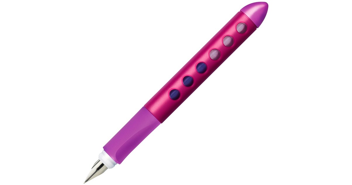 Faber-Castell Scribolino Schulfüller, Linkshänder, brombeer, Füllfederhalter(violett)