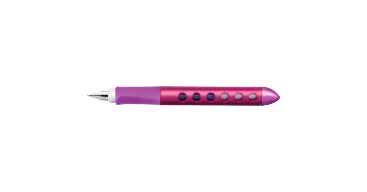 Faber-Castell Scribolino Schulfüller, Linkshänder, brombeer, Füllfederhalter(violett)