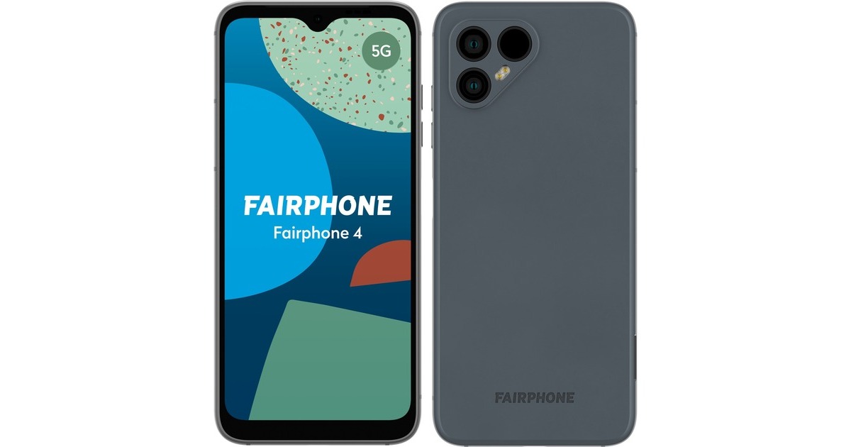 Fairphone 4 128GB, Handy(Grau, Android 11, Dual-SIM)